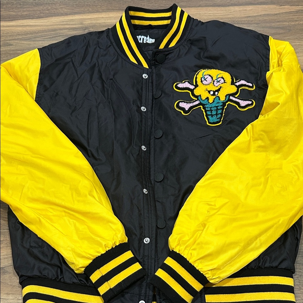 Icecream Yellow and Black Puffer Jacket